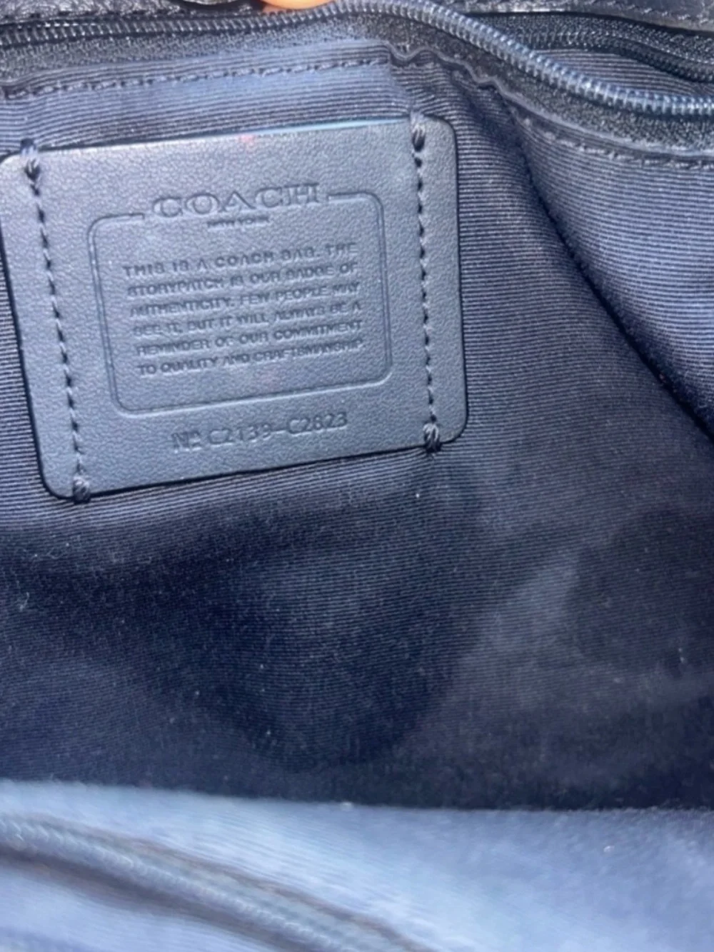 Coach interior view